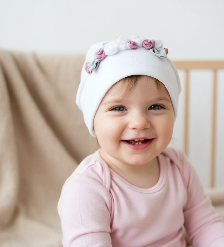 Hermosa gorrita tipo boina, abrigada cod.321