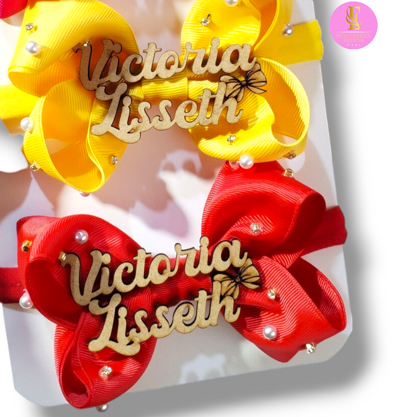 Cintillo con lazo personalizado