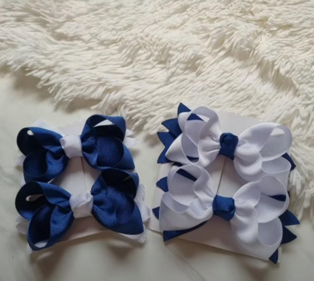 2 pares de lazos escolares