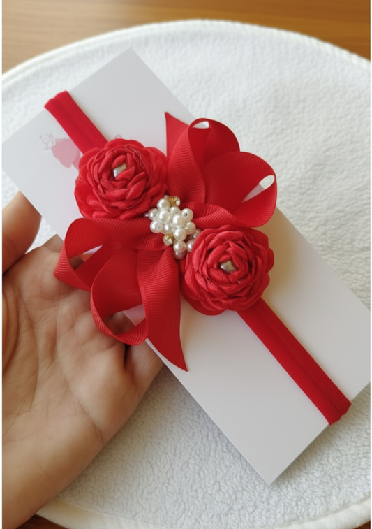 Cintillo de Lazo y flores