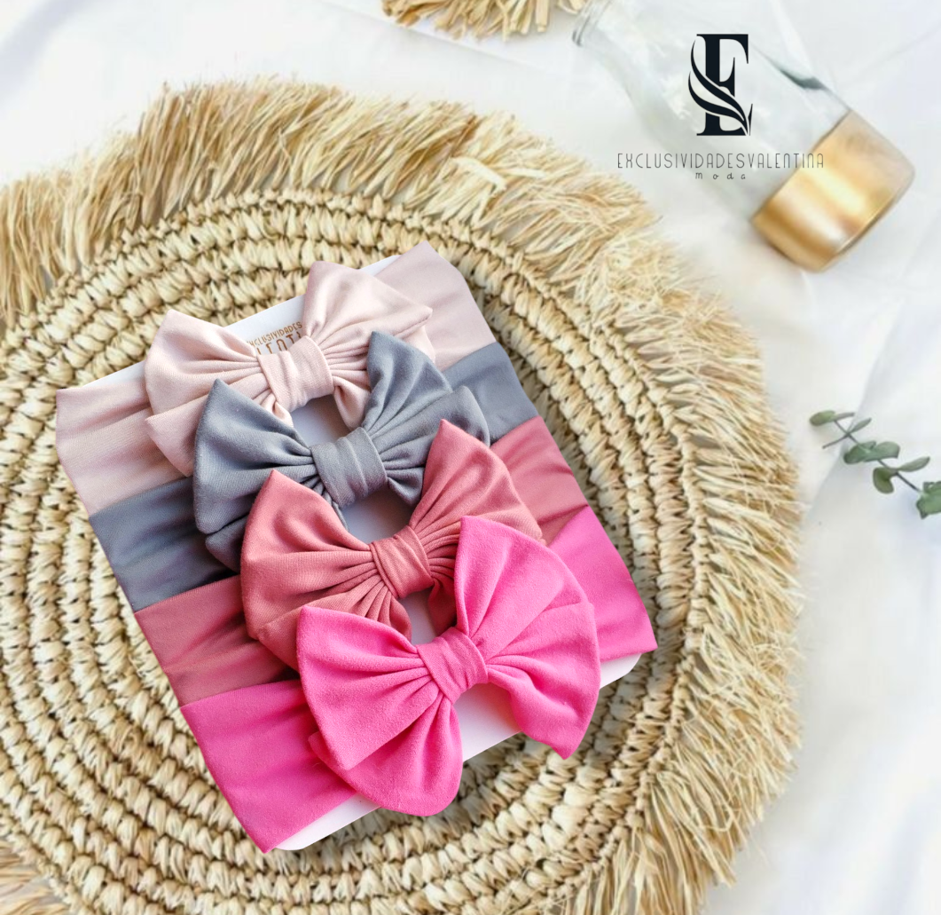 12 cintillos de doble lacito