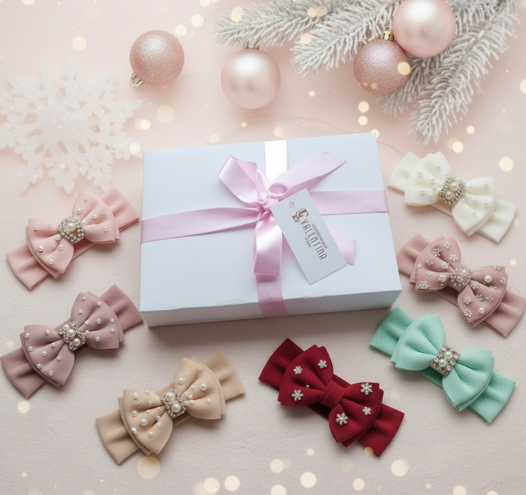 Cajita de 7 cintillos decorados cod.90