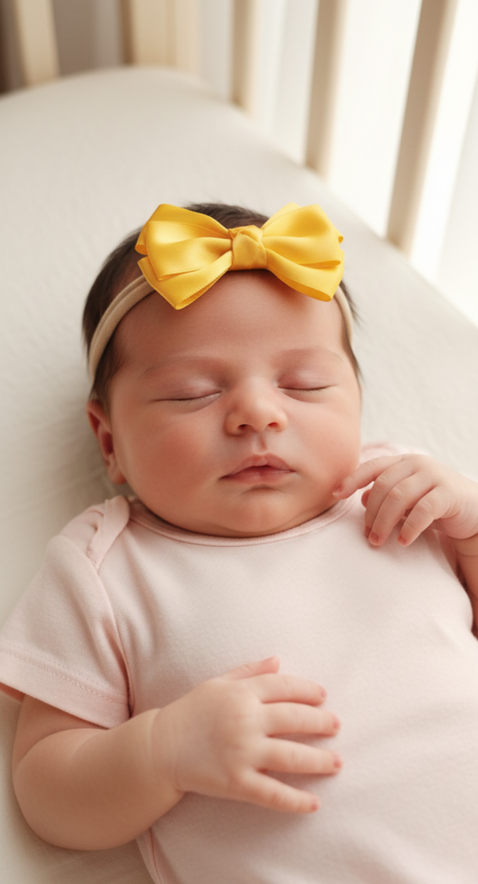 Set de 4 Banditas Elásticas para Niñas - Suaves y Cómodas | Cod.015