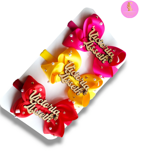 Cintillo con lazo personalizado