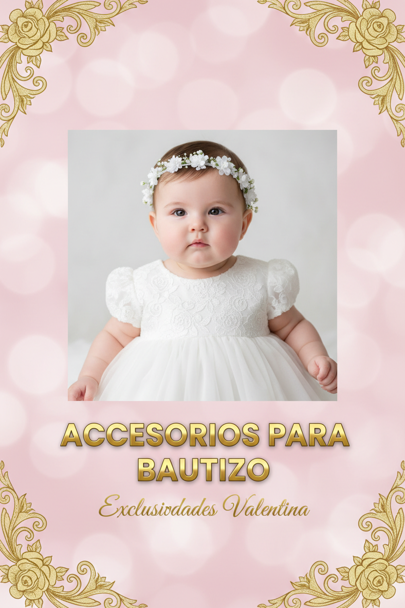 Acsesorioos para bautizo