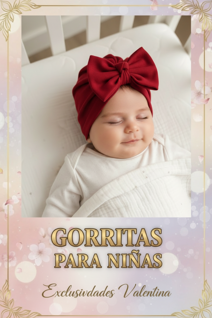 Gorritas turbantes para niñas