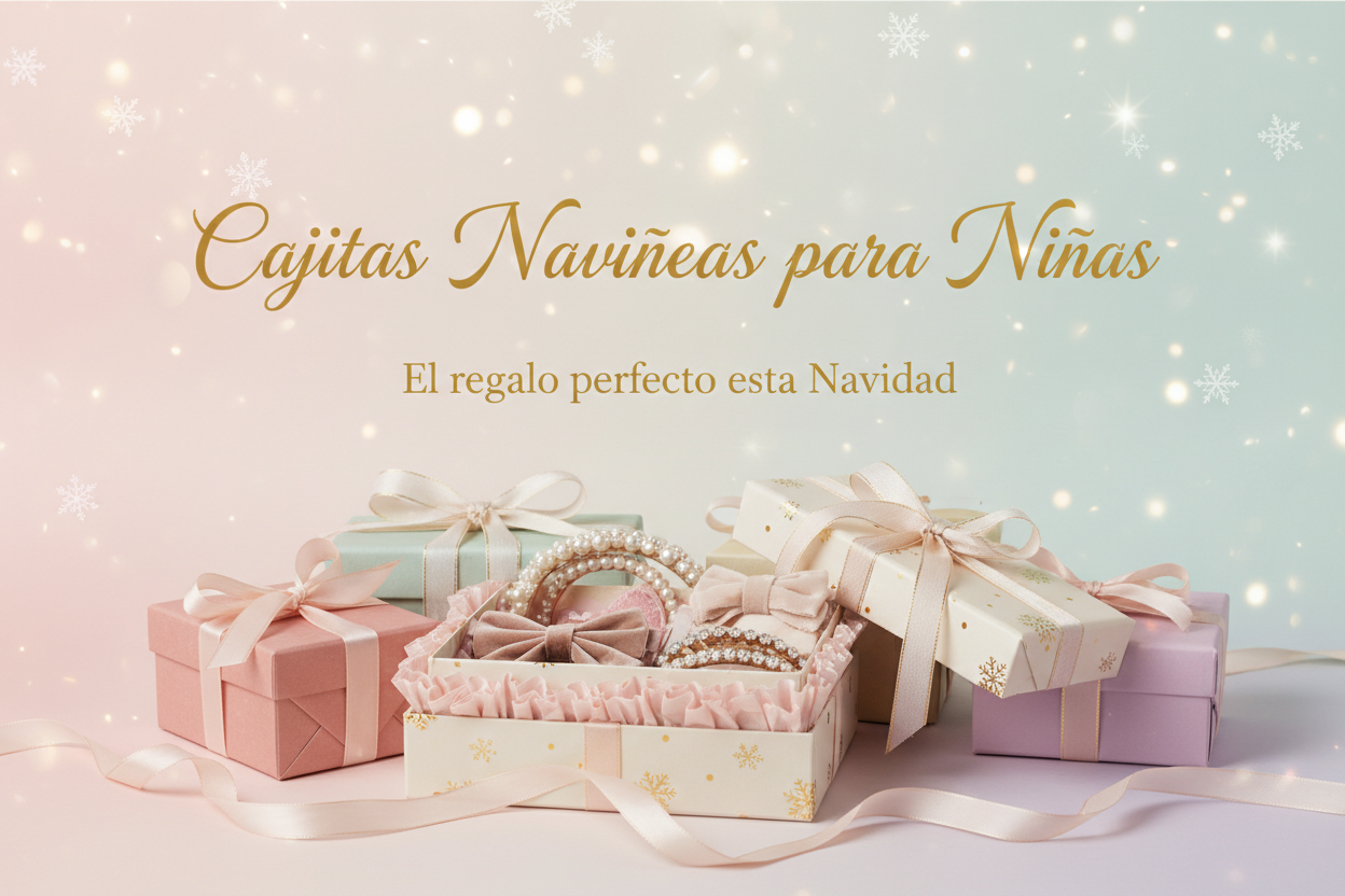 Banner Cajitas Navideñas con Texto