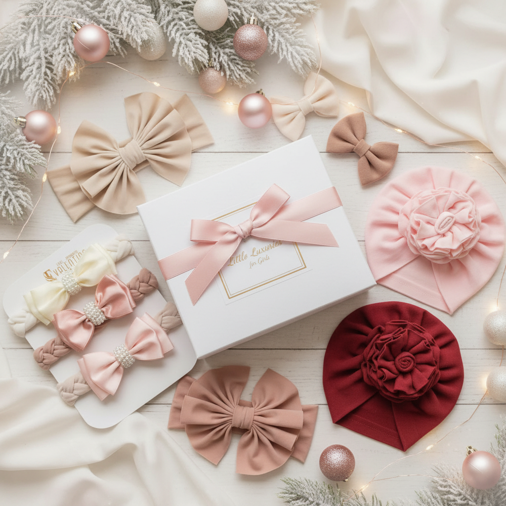 Cajita accesorios niñas Navidad con productos