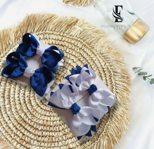 2 pares de lazos escolares