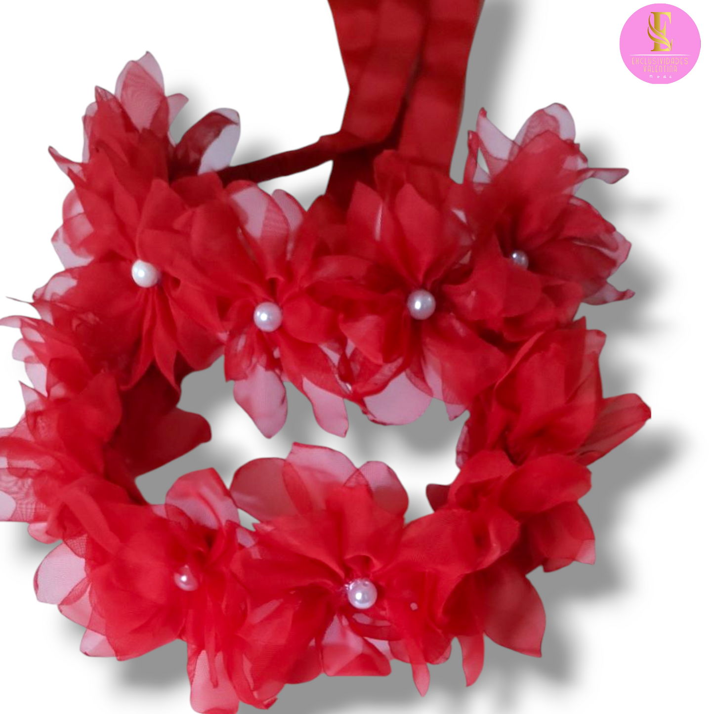 Diadema, tipo coronitas de flores