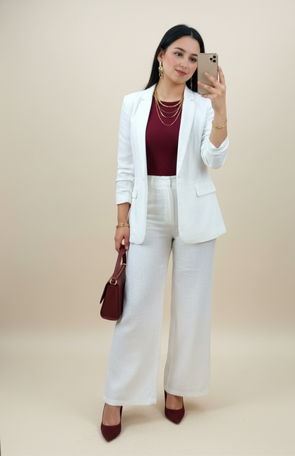 Blazer Formal con Forro - Elegante y Profesional para Mujer | Cod.1015