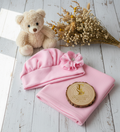 Hermosa gorrita más mantita cod.97