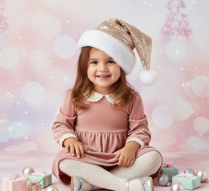 Gorrita de navidad en lentejuelas cod.303