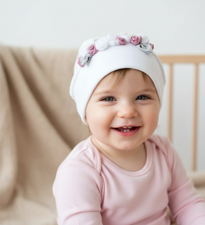 Hermosa gorrita tipo boina, abrigada cod.321