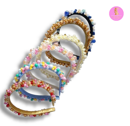 Diademas elegante de perlas