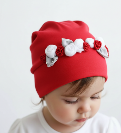 Hermosa gorrita tipo boina, abrigada cod.321