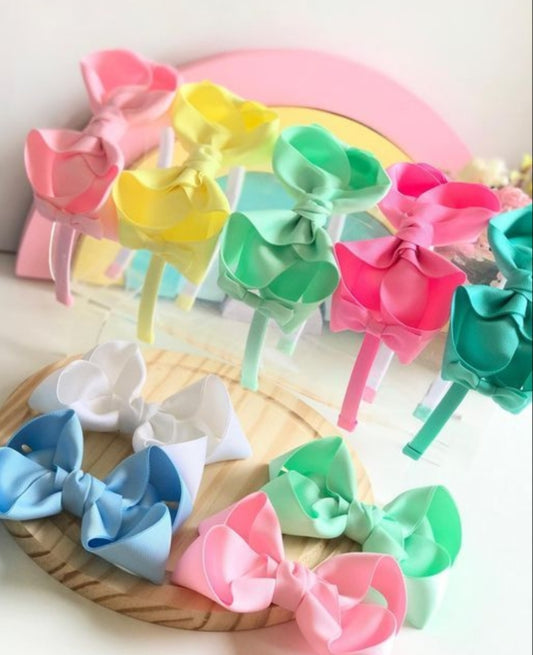 Diadema elegante de lazo boutique