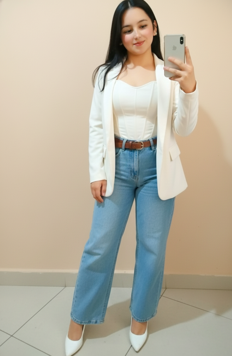 Blazer Formal con Forro - Elegante y Profesional para Mujer | Cod.1015