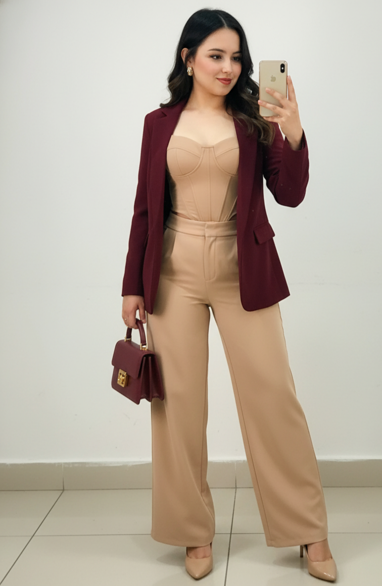 Blazer Formal con Forro - Elegante y Profesional para Mujer | Cod.1015