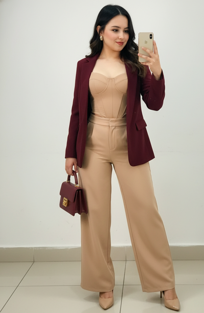 Blazer Formal con Forro - Elegante y Profesional para Mujer | Cod.1015