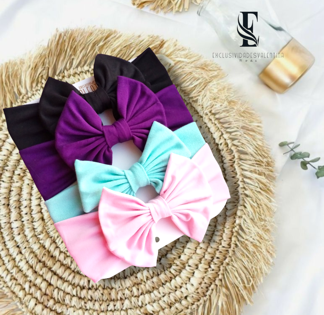 12 cintillos de doble lacito