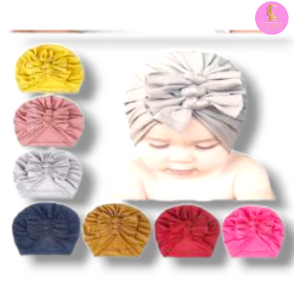 Gorrita turbante de 3 lacitos