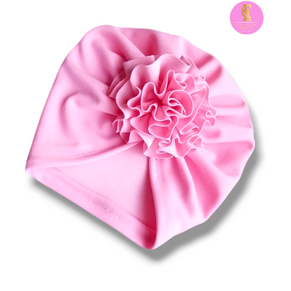 Gorrita turbante de flor 2.