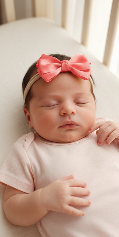 Set de 4 Banditas Elásticas para Niñas - Suaves y Cómodas | Cod.015