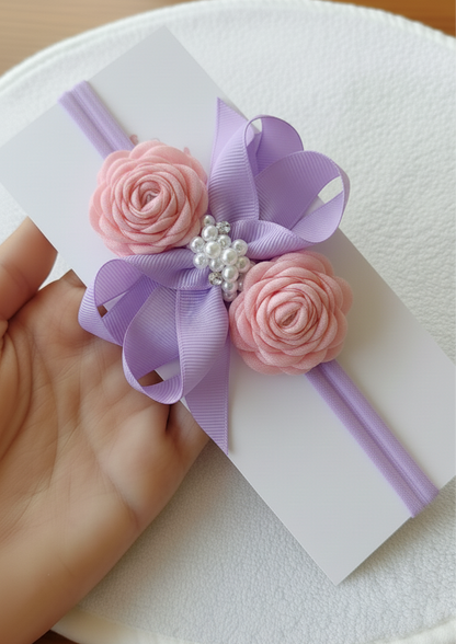 Cintillo de Lazo y flores