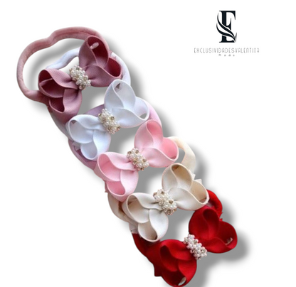 Set de 5 cintillos valentina