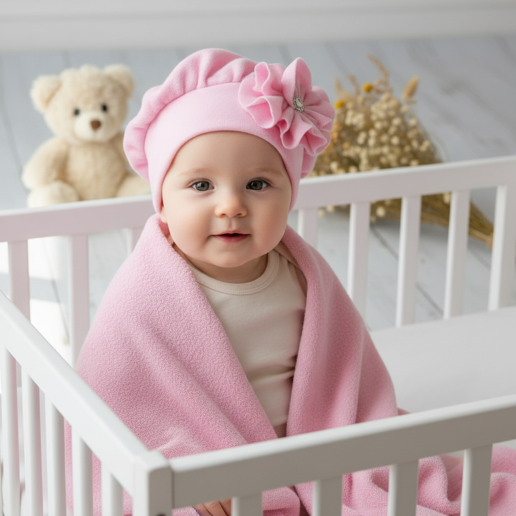 Hermosa gorrita más mantita cod.97