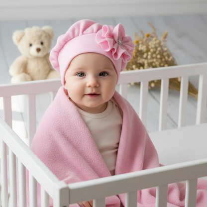 Hermosa gorrita más mantita cod.97