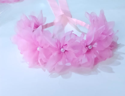 Diadema, tipo coronitas de flores