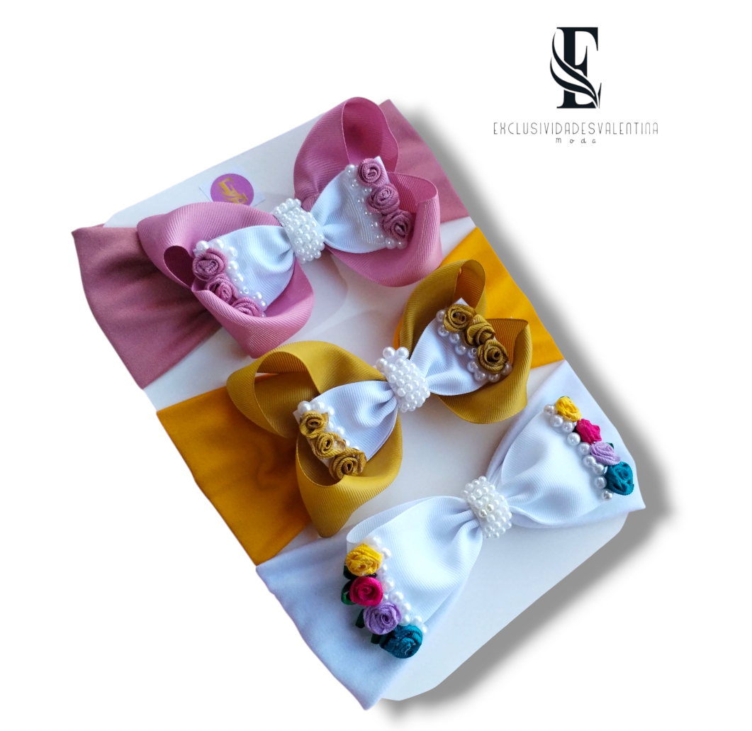 Set de 3 cintillos sofia.Cod006