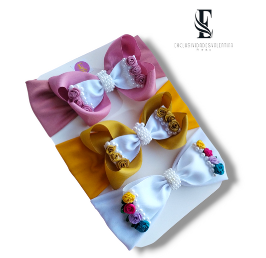 Set de 3 cintillos sofia.Cod006