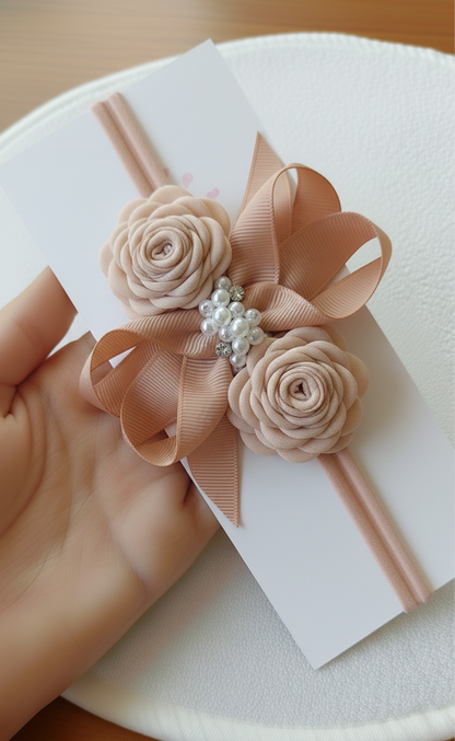 Cintillo de Lazo y flores