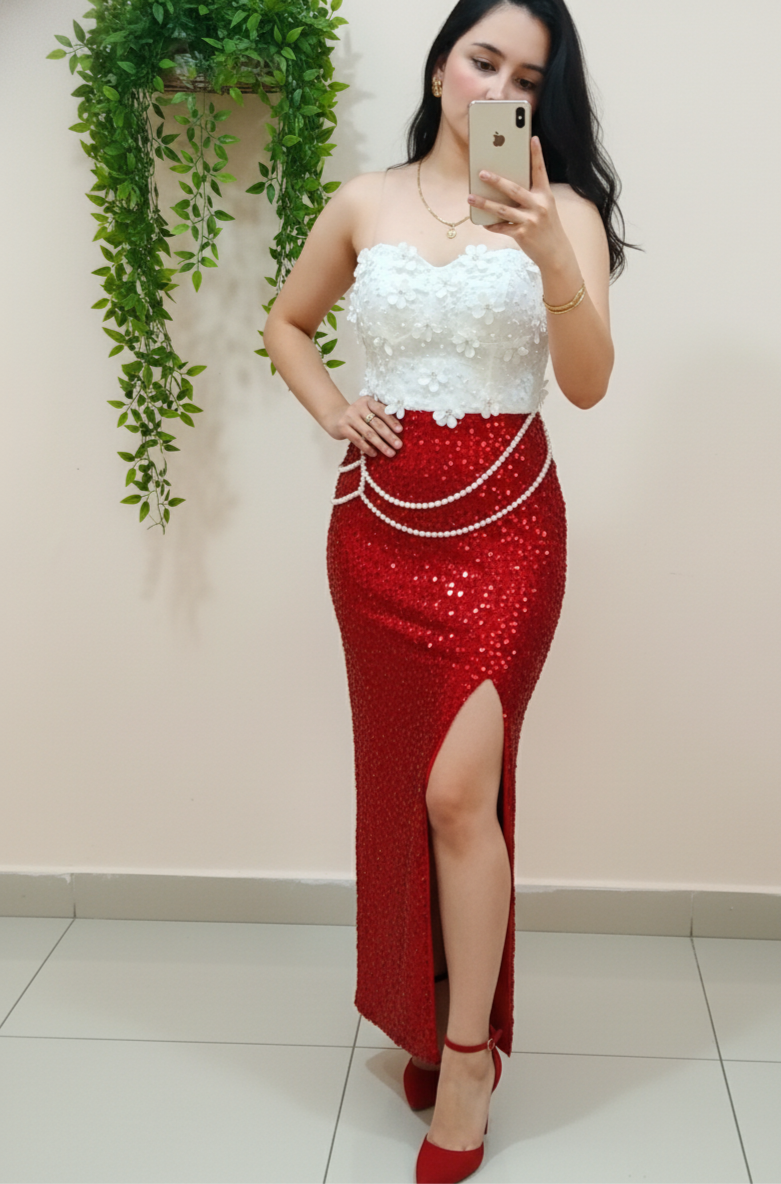 Hermoso vestido valentina cod.1038