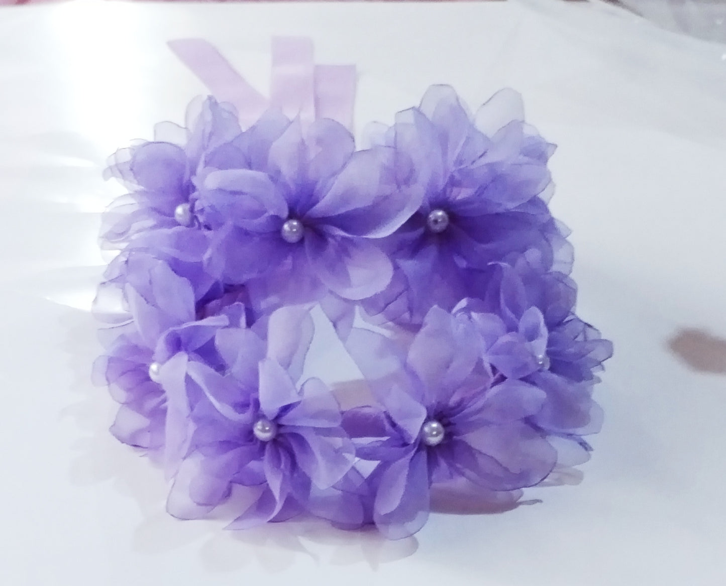 Diadema, tipo coronitas de flores