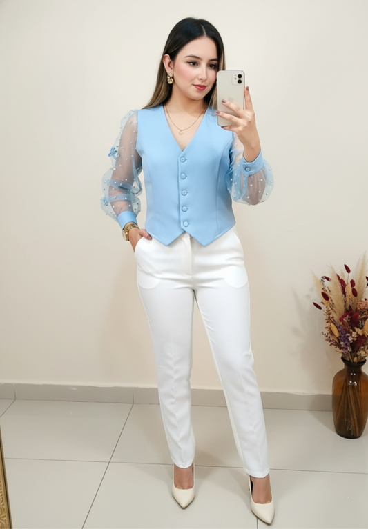 Blusa estilo chaleco cod.1123