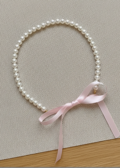 Collar de perlas, estilo coquette