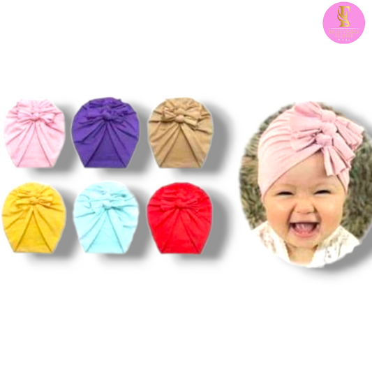 Gorrita turbante de 3 lacitos