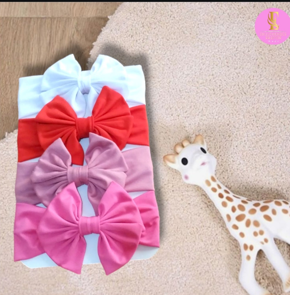 12 cintillos de doble lacito