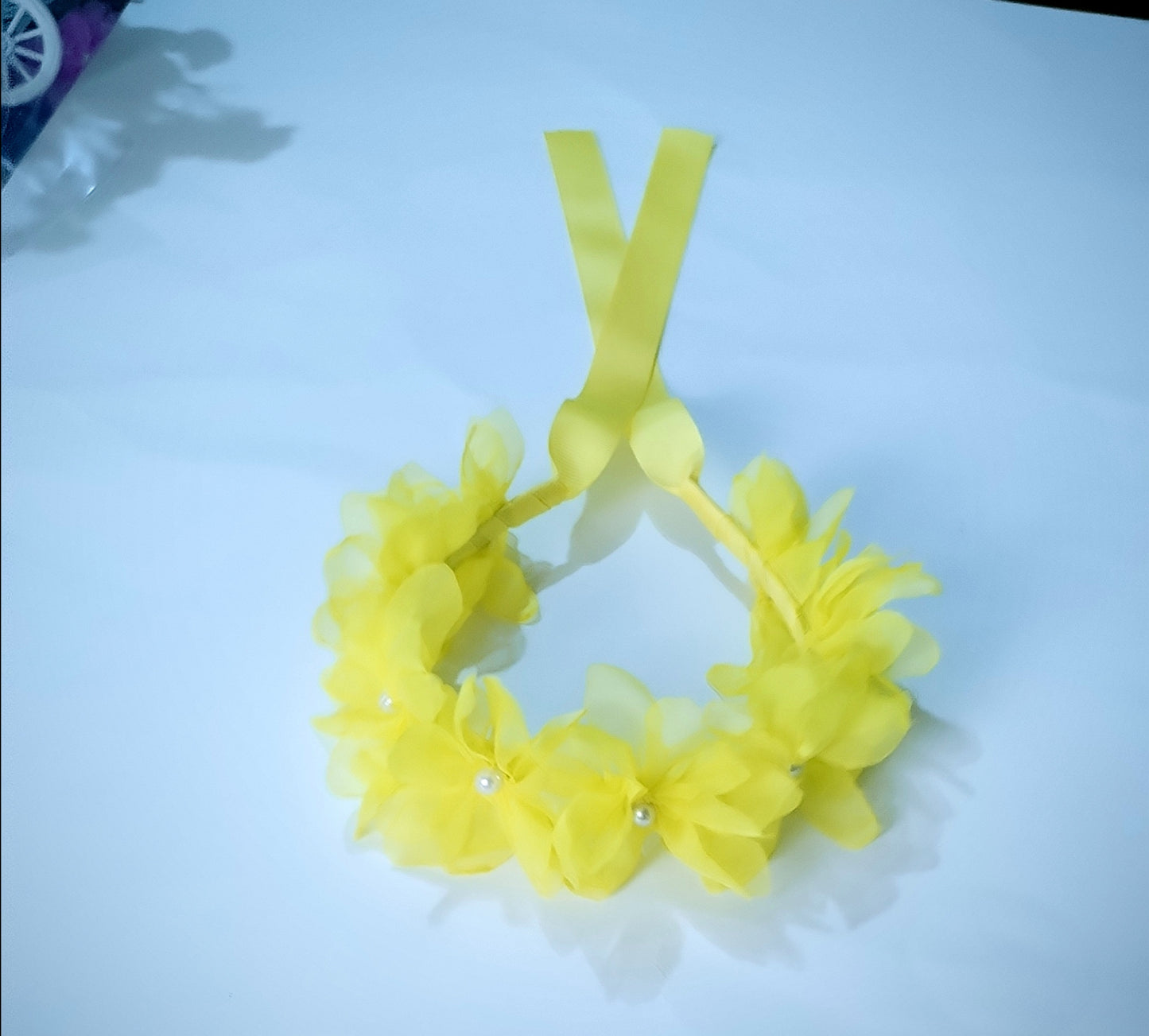 Diadema, tipo coronitas de flores