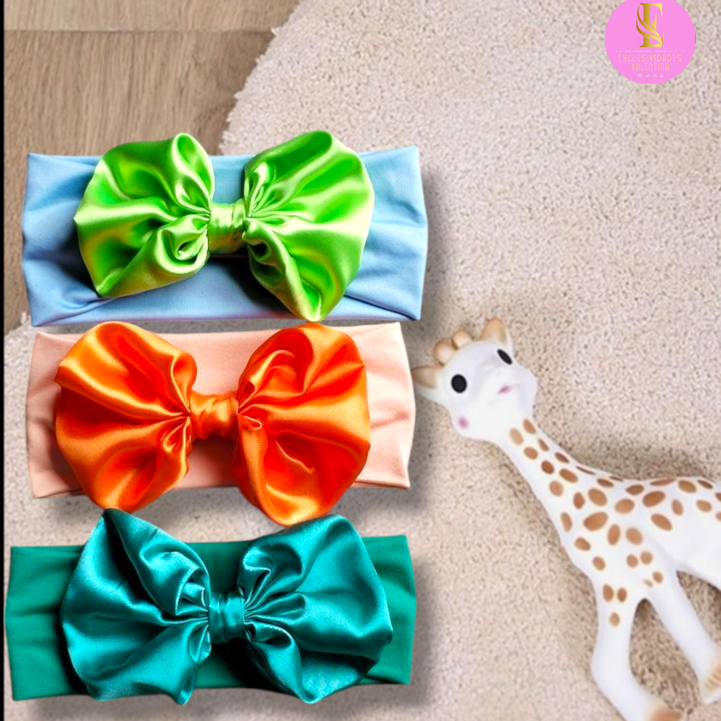 Cintillo para niñas de lazo globo