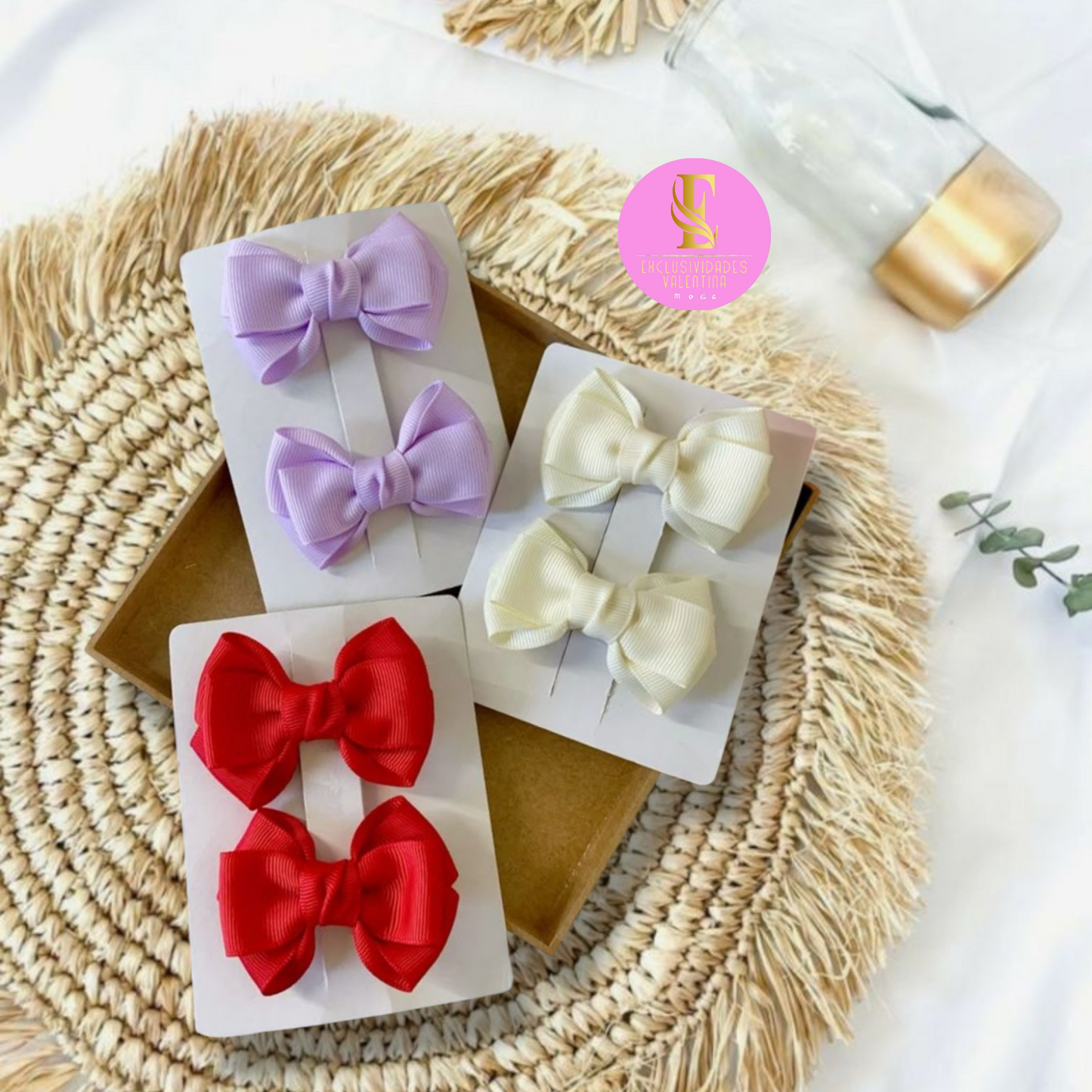 Lazos por par, para niñas