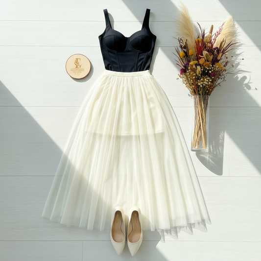 Falda tul más corset cod.1157