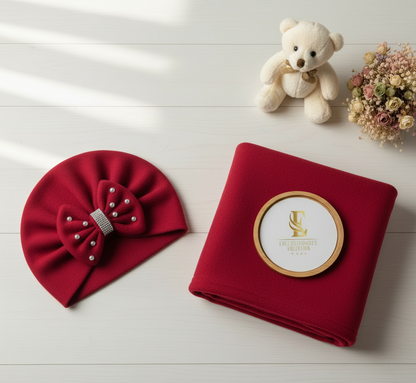 Gorrita turbante más mantita cod.089