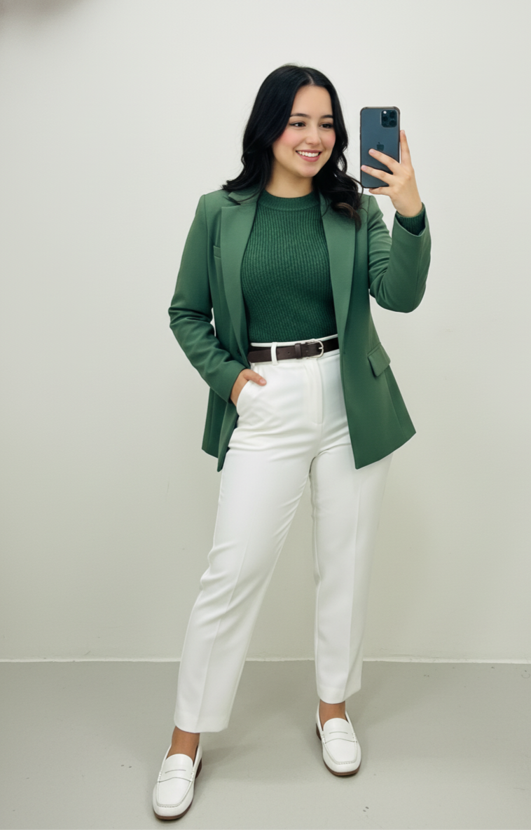 Blazer Formal con Forro - Elegante y Profesional para Mujer | Cod.1015