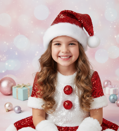 Gorrita de navidad en lentejuelas cod.303