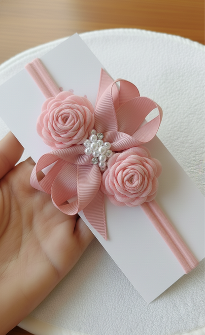 Cintillo de Lazo y flores